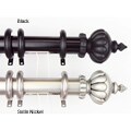 Stately 66- to 120-inch Traverse Rod with Rings