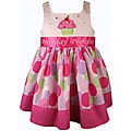 Bonnie Jean Girl's Pink Cupcake Polka Dot Birthday Dress