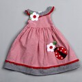 Good Lad Toddler Girl's Ladybug and Flower Embroidered Dress