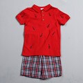 Good Lad Boy's (4-7) Guitar Polo Shirt and Shorts Set