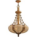 Celeste Silverado Gold 3-light Chandelier