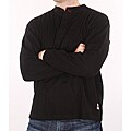Farmall IH Men's Big and Tall Black Thermal Henley