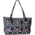 Jenni Chan Damask Hot Pink 17-inch Computer Tote