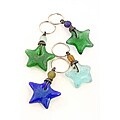 Recycled Glass Star Key Ring (Ghana)
