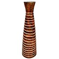 Tall Rust Soapstone Candleholder (Kenya)