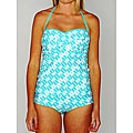Jag Women's Geometric Print Bandeau Tankini