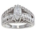 14k Gold 1 1/2ct TDW Diamond Estate Engagement Ring (G-H, SI1-SI2)
