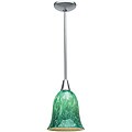 Shaney Bell Sea Green Satin 1-light Pendant