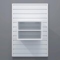 White Flow Wall Decor Storage Cube