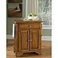 Premium Oak Cuisine Cart with Wood Top