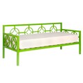 Medallion Organic Green Sofa Depth Daybed and Memory Foam Mattress