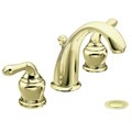 Moen T4572P Monticello Two-Handle Polished Brass High Arc Bathroom Faucet