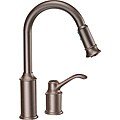 Moen 7590ORB Aberdeen One-Handle Pullout Kitchen Faucet Oil Rubbed Bronze