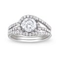 18k White Gold 1 4/5ct TDW Diamond Engagement Ring (G-H, SI1-SI2)