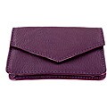 Purple Leather Multi-purpose Credit Card Holder