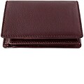 Burgundy Leather Bi-Fold Wallet