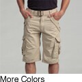 Request Jeans Men's Belted Cargo Shorts
