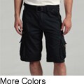 Request Jeans Men's Belted Cargo Shorts