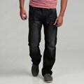 Request Men's Dark Wash Embellished Denim Jeans