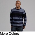 Weatherproof Men's Engineered Stripe Merino Wool/Cashmere Blend Sweater