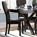 ETHAN HOME Dartford Espresso Contoured Dining Chair (Set of 2)