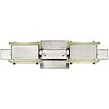 Vega Brushed Steel 2-light Bathroom Wall/ Vanity Fixture