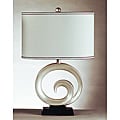 Swirl Pearl White Table Lamps (Set of 2)