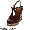 Rampage Women's 'Baltric' Wedge Sandals