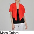Annalee and Hope Women's Flutter Sleeve Cape