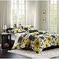 Mizone Blythe Yellow/Grey Floral Twin/Twin XL 3-piece Comforter Set