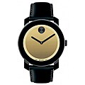 Movado Men's Black and Khaki Watch