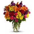 Teleflora Bright Eyes Hand-arranged Flower Bouquet