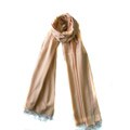 KPA Cashmere Peach Cashmere/ Wool Stole Wrap