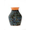 Decorative Painted Glyph Vase (Peru)