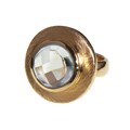 Gold over Silver Green Amethyst Ring (India)