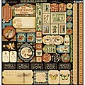 Graphic 45 'Olde Curiosity Shoppe' Cardstock Stickers