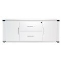 J&K 71-inch Wide White Lacquer Credenza
