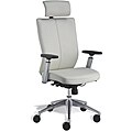 Modern White Leather Office Chair