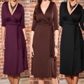 Kiyonna 'Poetic' Women's Classic Wrap Dress