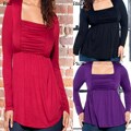 Kiyonna 'Rylan' Women's Square Neck Ruched Top