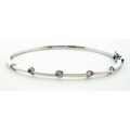 New! 14k White Gold 3/4ct TDW Diamond Designer Bracelet (G-H, SI1-SI2)