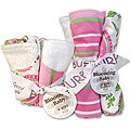Trend Lab Bib and Burp Cloth Set in Paisley