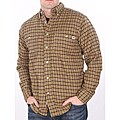 Farmall IH Men's Big/ Tall Gold/ Black Plaid Flannel Shirt