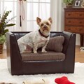 Enchanted Home Pet Brown Modern Bed Glen Plaid