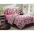 Monkey Reversible 3-Piece Twin-Size Comforter Set
