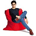 Sitting Bull Medium Bull Red Bean Bag