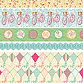 Sunday Picnic '5 Styles' Fabric Ribbon