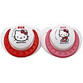 NUK Hello Kitty Orthodontic Silicone Pacifier Size 2 (Pack of 2)