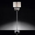 ETHAN HOME Audrina Drape Crystal Floor Lamp