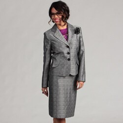 Danillo Women's Novelty Flower-embellished Skirt Suit